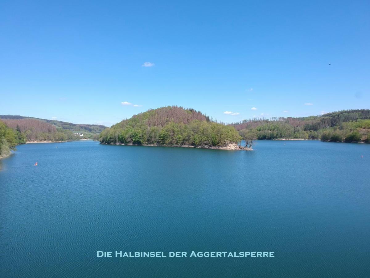 Exklusive Ferienwohnung 'Agger-Blick' Mit Grosser Seeblick-Terrasse & Sauna Gummersbach Extérieur photo
