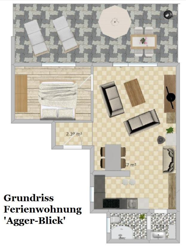 Exklusive Ferienwohnung 'Agger-Blick' Mit Grosser Seeblick-Terrasse & Sauna Gummersbach Extérieur photo